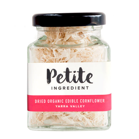 Dried Organic Edible Cornflower White - Petite Ingredient