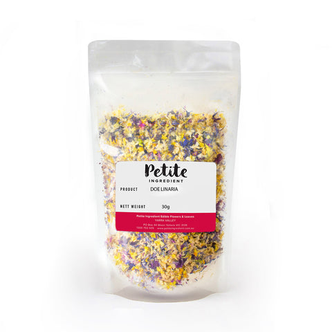 Dried Organic Edible Linaria - Petite Ingredient