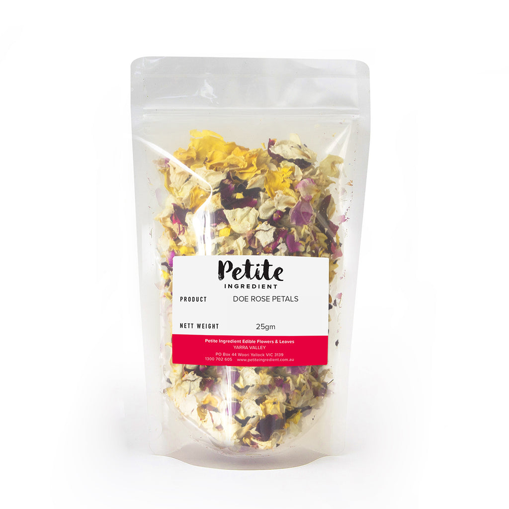 Dried Organic Edible Rose Petals - Petite Ingredient