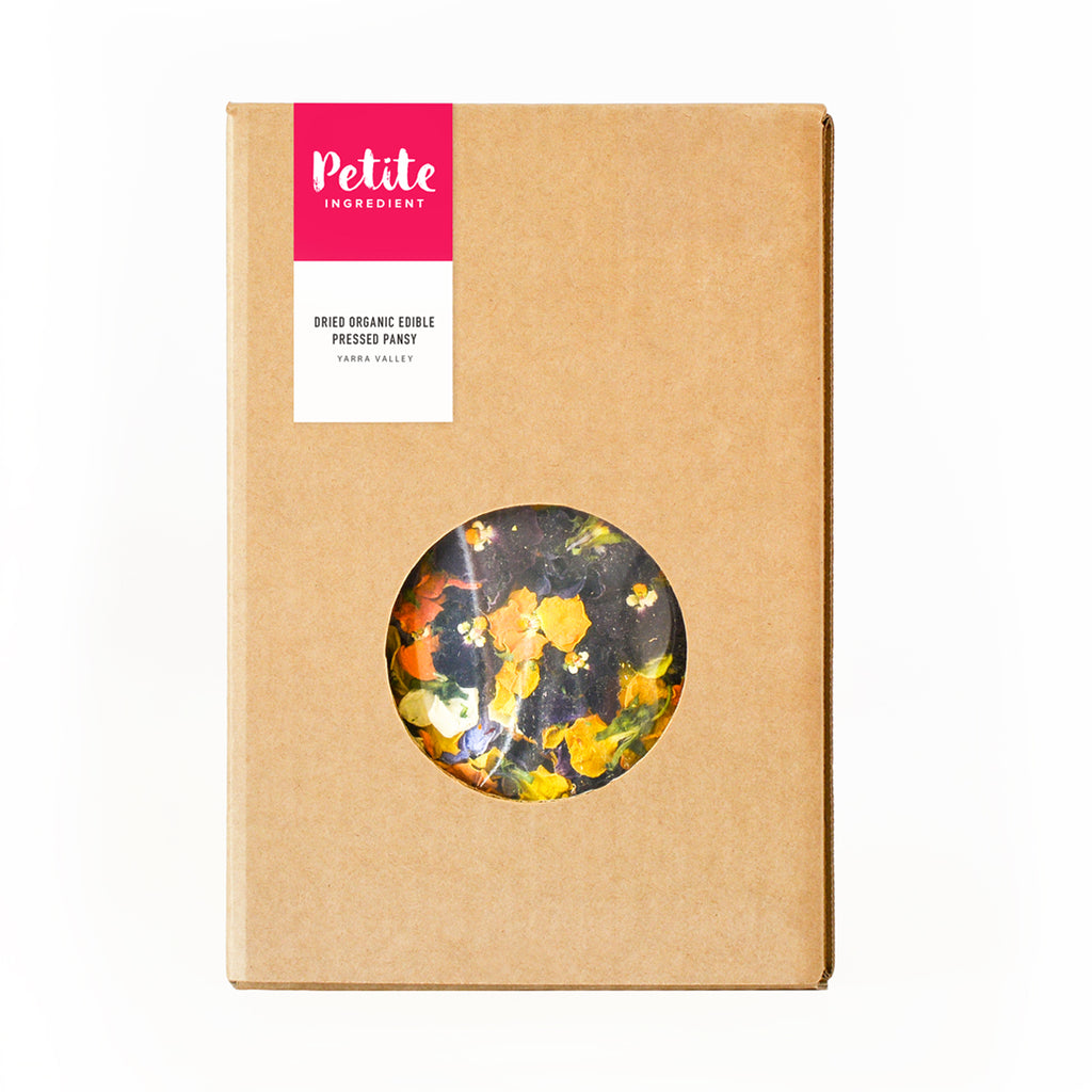 Dried Organic Edible Pressed Pansy - Petite Ingredient