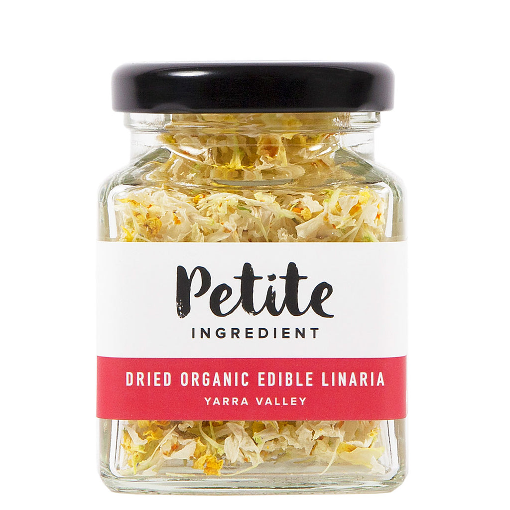 Dried Organic Edible Linaria Yellow - Petite Ingredient