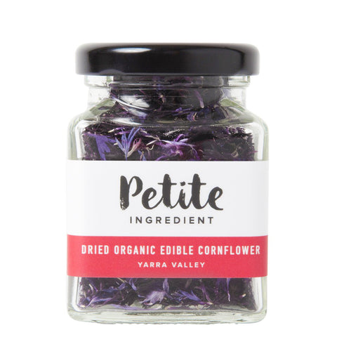 Dried Organic Edible Cornflower Aubergine - Petite Ingredient