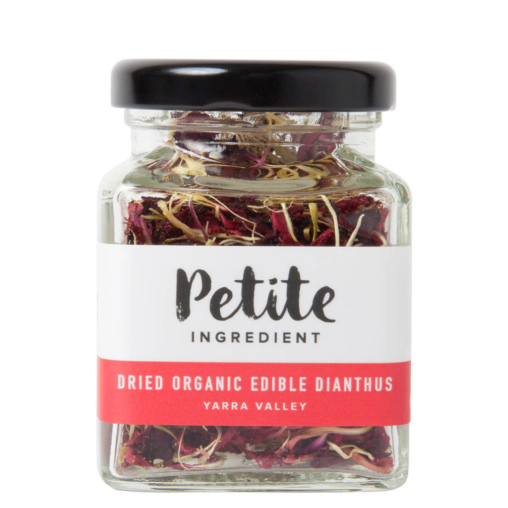 Dried Organic Edible Dianthus Red - Petite Ingredient