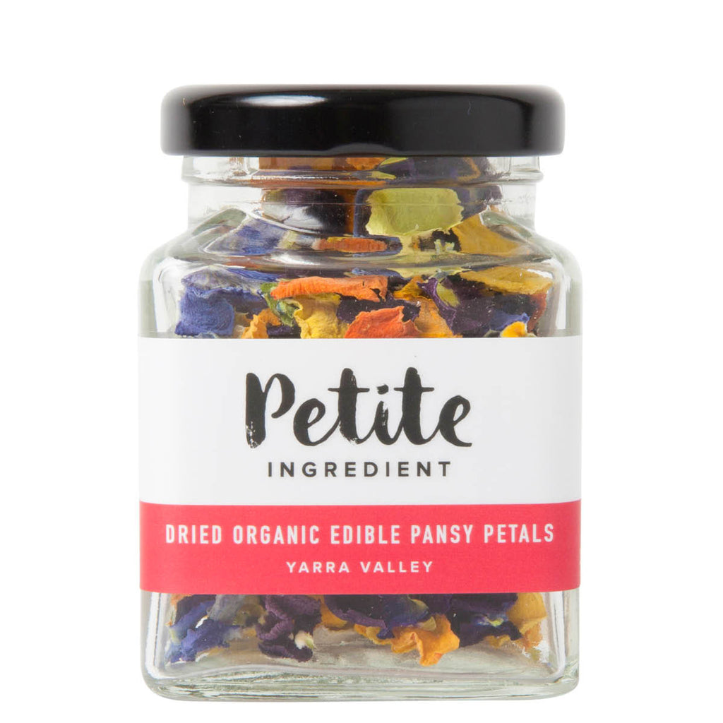 Dried Organic Edible Pansy Petals - Petite Ingredient