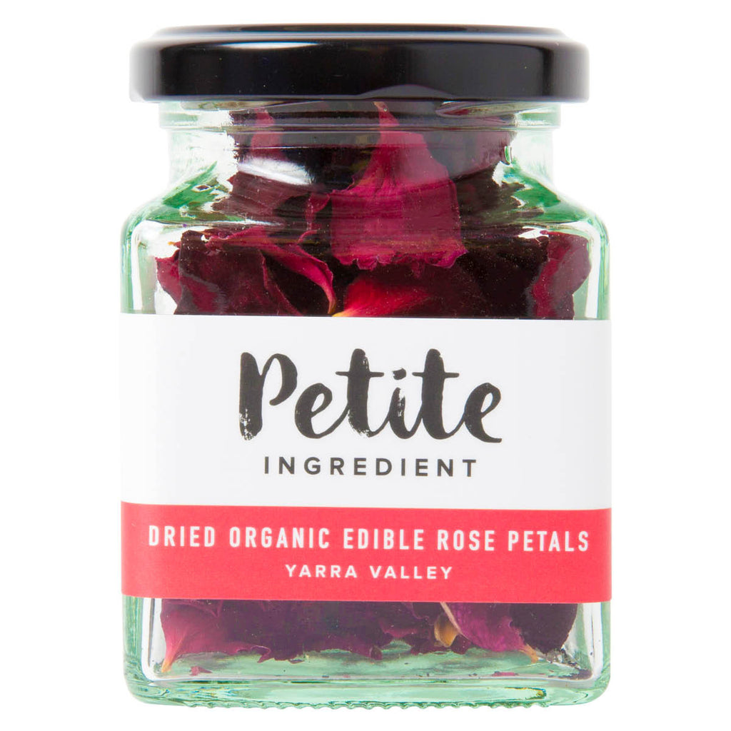 Dried Organic Edible Rose Petals Red - Petite Ingredient